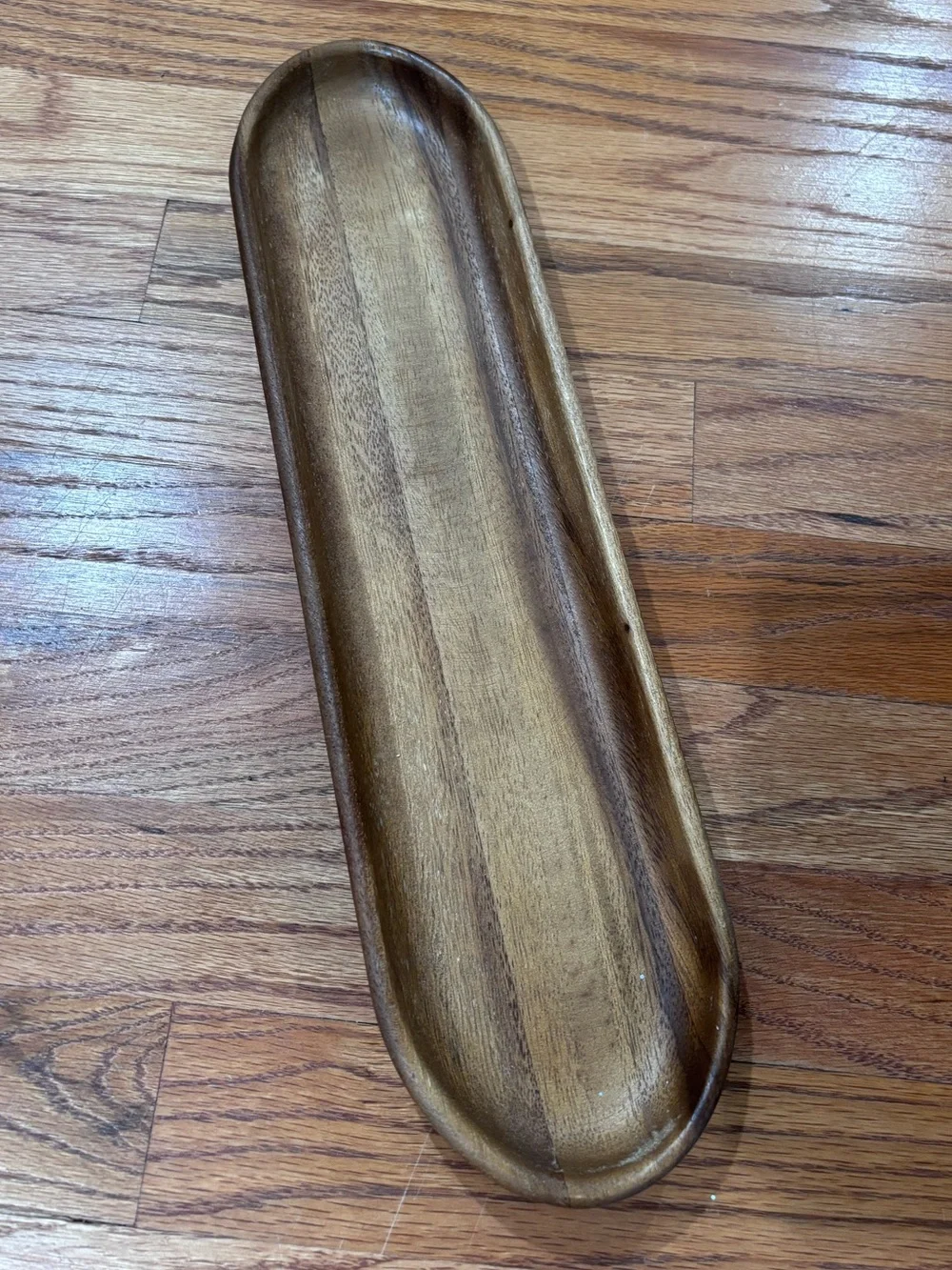 Lipper International Acacia Wood Tray - Natural Brown